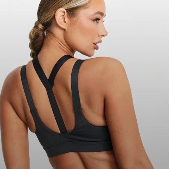 Nike Dri-FIT Indy Women's Light Support Padded Strappy Cutout Sports Bra Size M - Picture 2 of 6